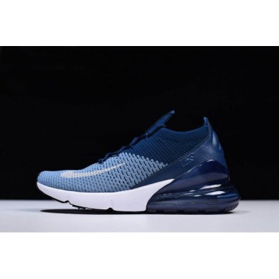 Nike Erkek Air Max 270 Flyknit Work Mavi Koşu Ayakkabısı Türkiye - UGS4DGE6